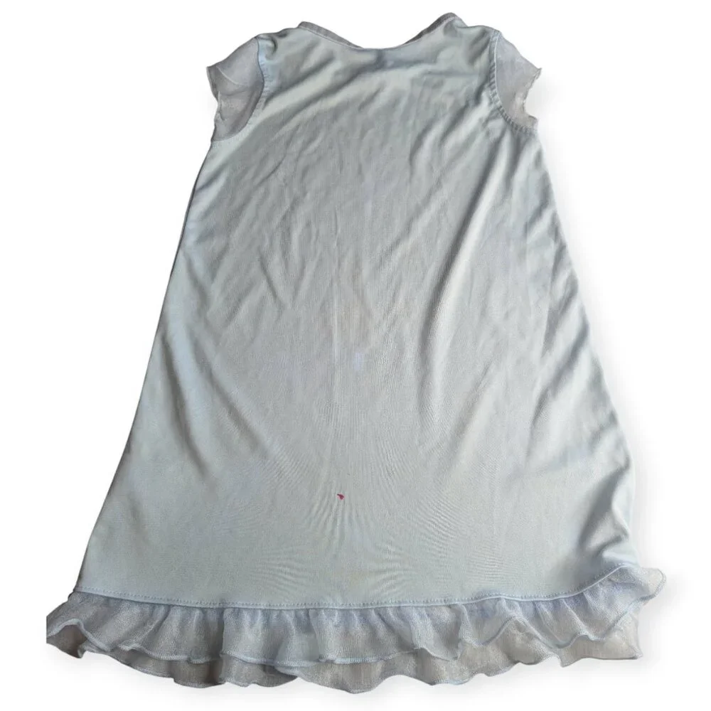 Disney Frozen 2 Elsa Themed Blue Lightweight Nightgown Size 6 - Picture 7 of 12